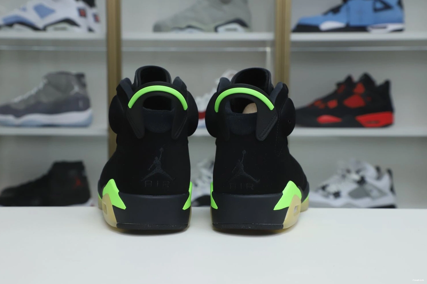 6 RETRO AIR 'ELECTRIC JORDAN GREEN' 0805